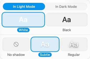 Image of a section of Sleeve's Settings interface
